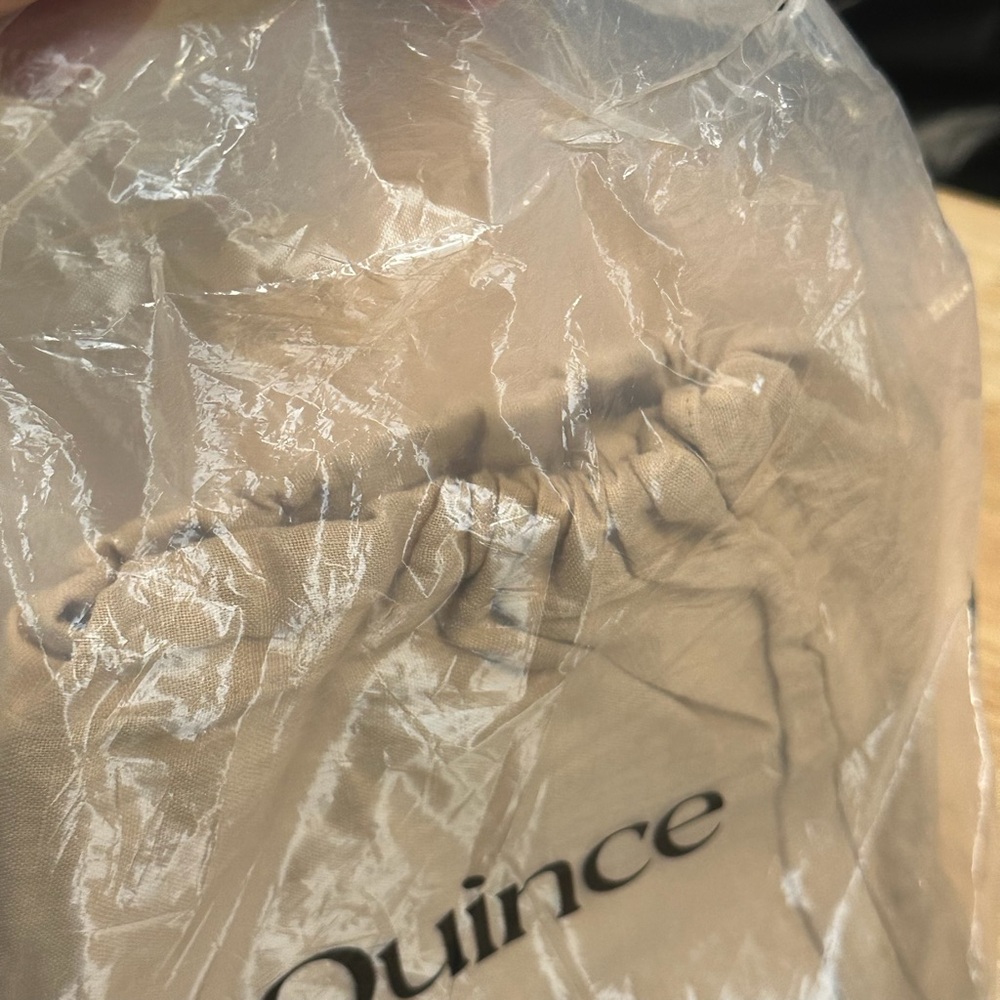 NWOT QUINCE Set Of 2 European Linen Euro Shams Oat 5070 - Picture 8 of 9